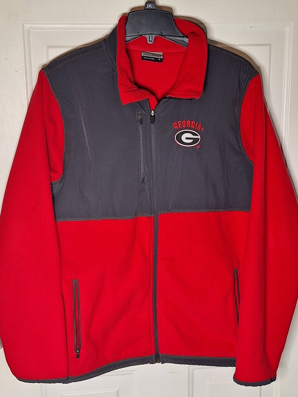 Like New Georgia Bulldogs Jacket~Colosseum~ Color-Block~Fleece~NCAA~Large